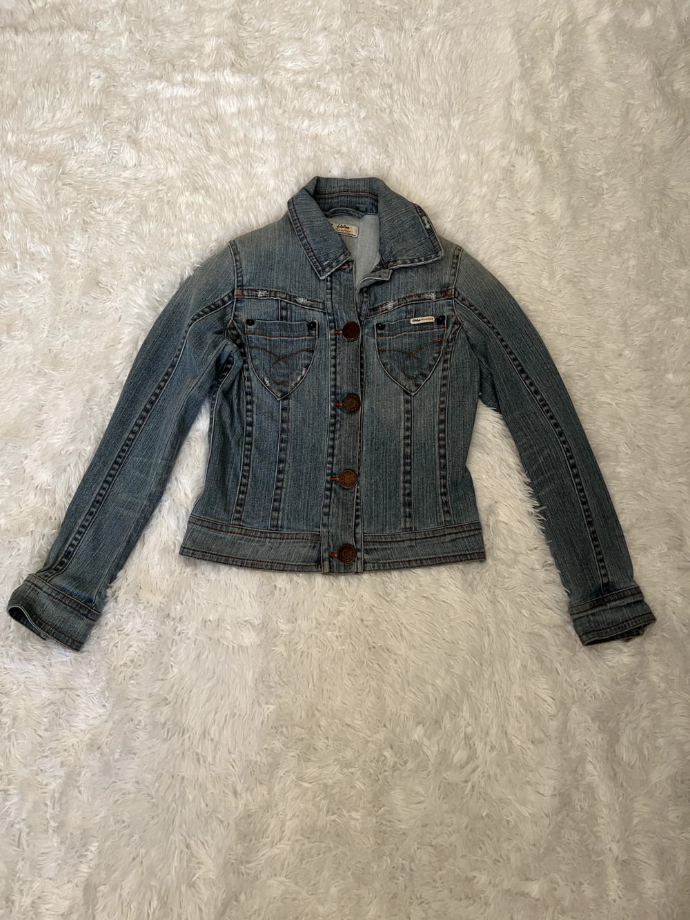 Women’s Y2K Salsa Funky Rodeo Jean Jacket Size Small